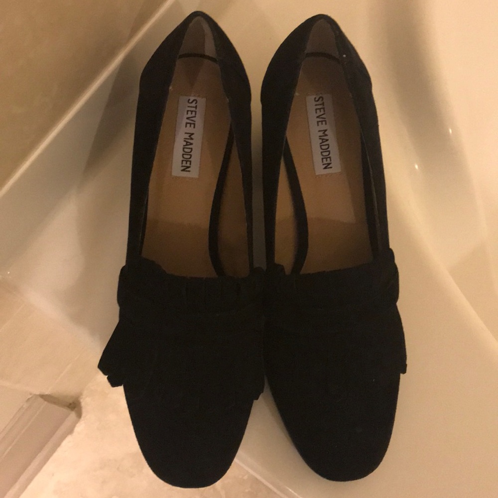 Steven madden black Kate heels size 10